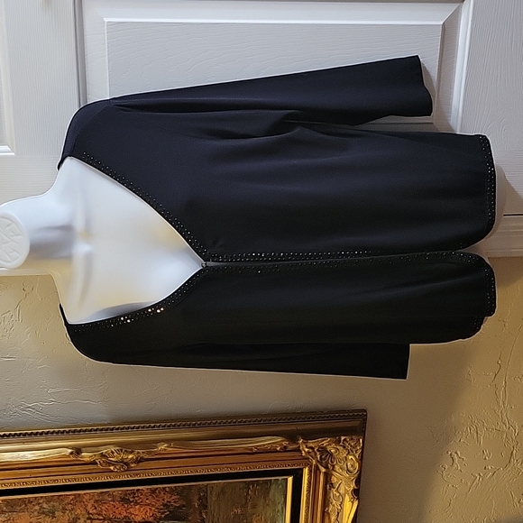 Talbots Sweaters - Talbots Black Dressy Cardigan